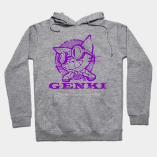 Just Genki! purple Hoodie